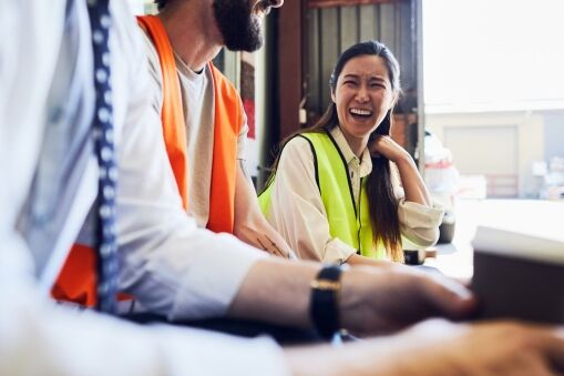 happy employees as a result of successful operational change